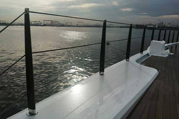 Helipad Stanchions for Superyachts | Safe & Durable Helipad Stanchions for Superyachts | Safe & Durable